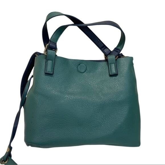 G.H. Bass & Co. Vegan Leather Purse and Zipper pouch reversible 90s bag - Picture 16 of 16